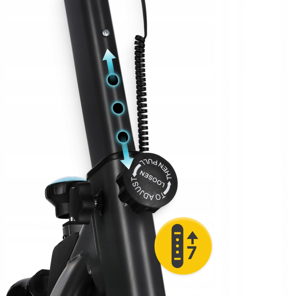 Велотренажер спиннинговый (спинбайк) 4FIZJO Ultra SBIKE02 Black/Blue (P-5905973401647)