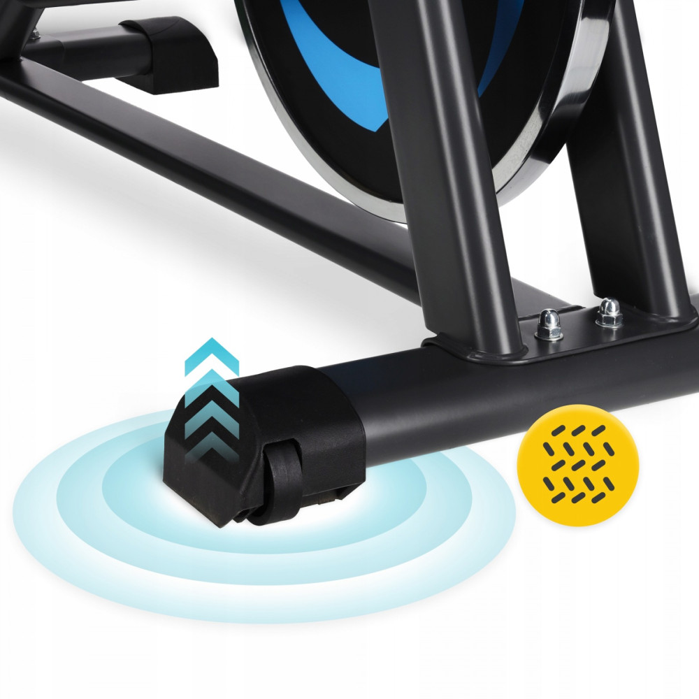 Велотренажер спиннинговый (спинбайк) 4FIZJO Ultra SBIKE02 Black/Blue (P-5905973401647)