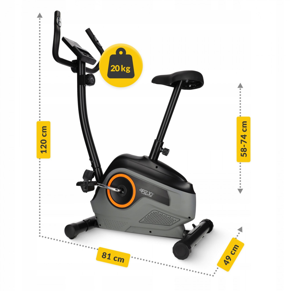 Велотренажер магнитный 4FIZJO Active+ TBIKE01 Black/Gold (P-5905973401593)