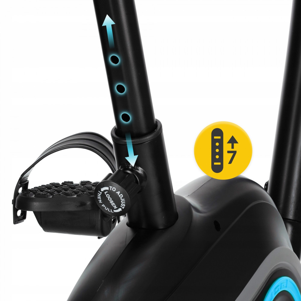 Велотренажер магнитный 4FIZJO Active+ TBIKE02 Black/Blue (P-5905973401609)