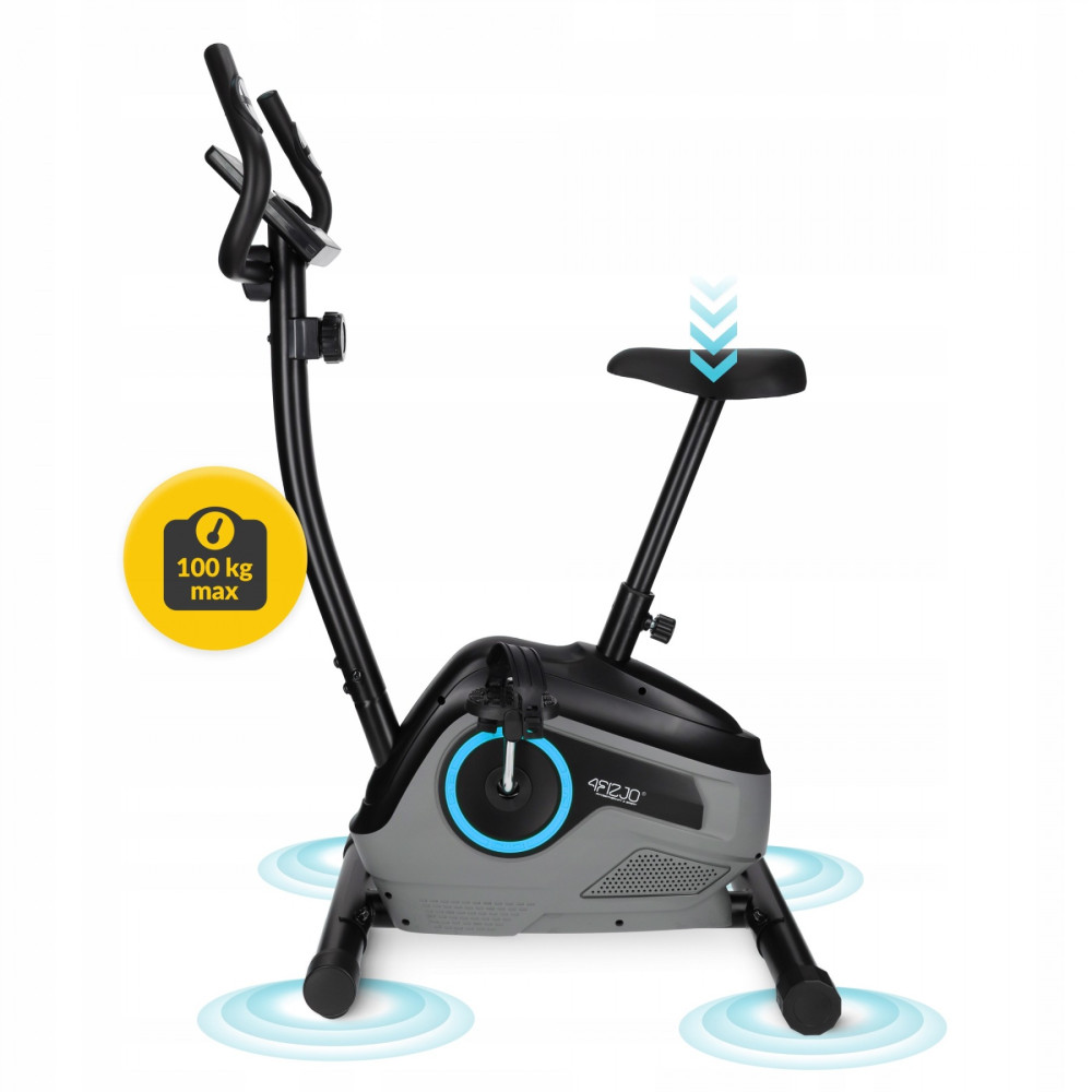 Велотренажер магнитный 4FIZJO Active+ TBIKE02 Black/Blue (P-5905973401609)