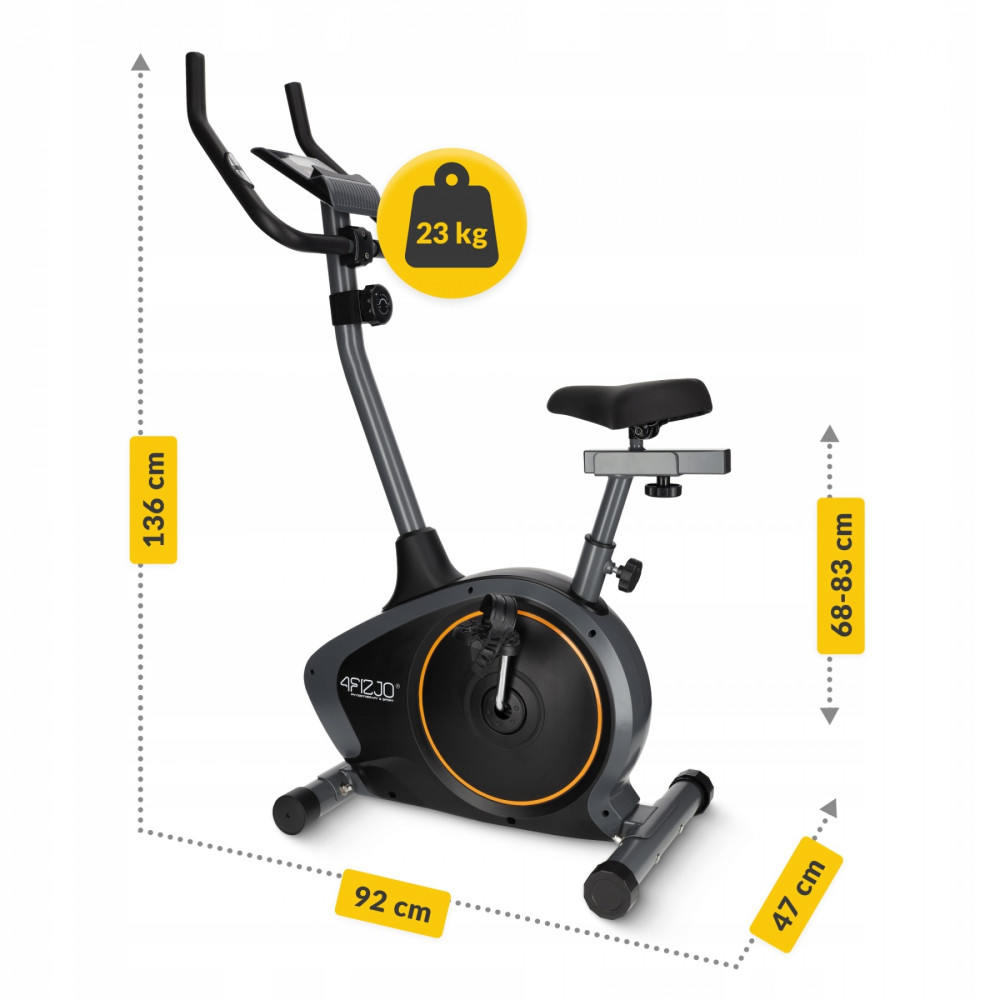 Велотренажер магнитный 4FIZJO Evo+ TBIKE03 Black/Gold (P-5905973401616)