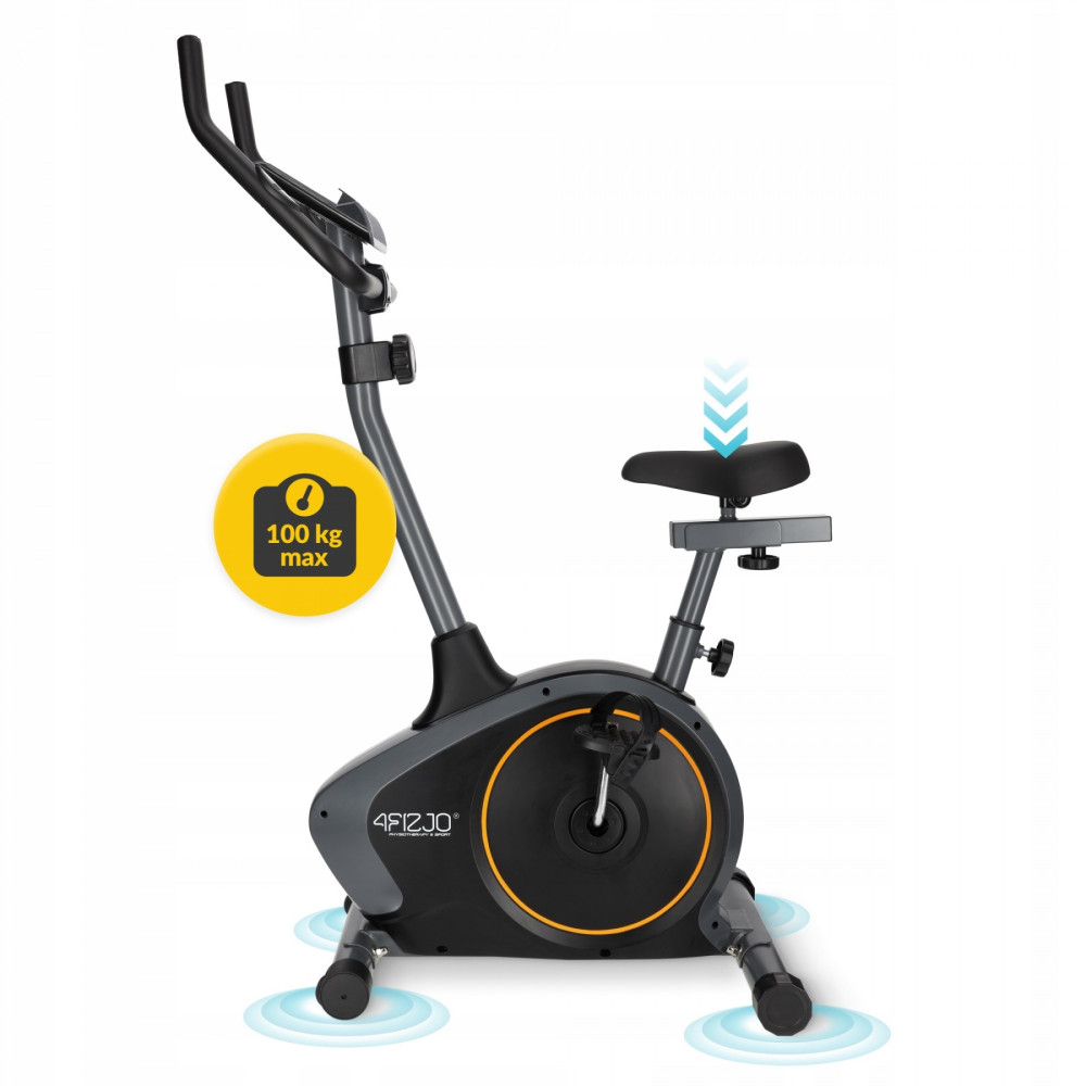 Велотренажер магнитный 4FIZJO Evo+ TBIKE03 Black/Gold (P-5905973401616)