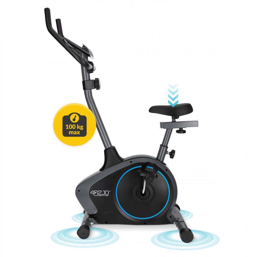 Велотренажер магнитный 4FIZJO Evo+ TBIKE04 Black/Blue (P-5905973401623)