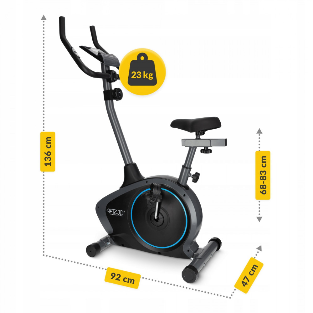 Велотренажер магнитный 4FIZJO Evo+ TBIKE04 Black/Blue (P-5905973401623)