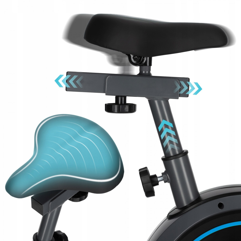 Велотренажер магнитный 4FIZJO Evo+ TBIKE04 Black/Blue (P-5905973401623)
