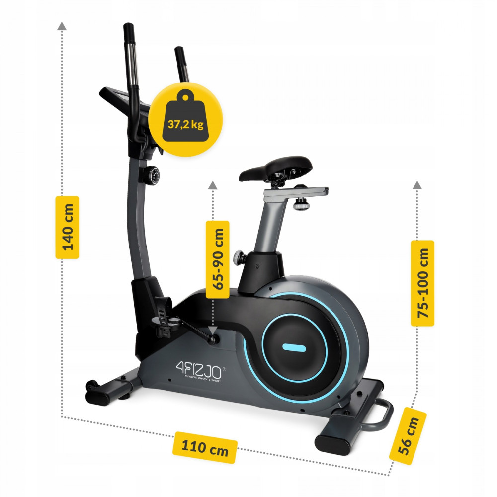Велотренажер магнитный 4FIZJO Pro+ TBIKE05 Black/Blue (P-5905973401630)
