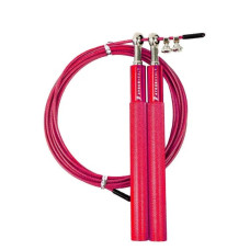 Скакалка скоростная 4yourhealth Jump Rope Premium металлическая на подшипниках 0194 Красная 3 м (4YH_0194_Red)