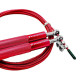Скакалка скоростная 4yourhealth Jump Rope Premium металлическая на подшипниках 0194 Красная 3 м (4YH_0194_Red)
