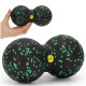 Масажний м'яч подвійний Actiget EPP 8 x 16 см ACT0098 Black/Green