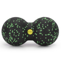 Масажний м'яч подвійний Actiget EPP 8 x 16 см ACT0098 Black/Green