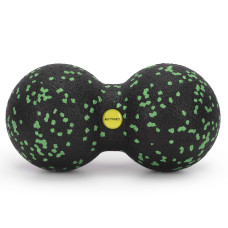 Масажний м'яч подвійний Actiget EPP 8 x 16 см ACT0098 Black/Green