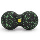 Масажний м'яч подвійний Actiget EPP 8 x 16 см ACT0098 Black/Green
