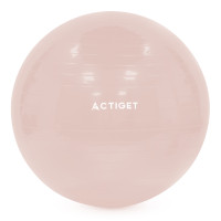 М'яч для фітнесу (фітбол) Actiget 65 см з насосом ACT0143 Light Pink