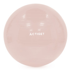 М'яч для фітнесу (фітбол) Actiget 65 см з насосом ACT0143 Light Pink