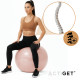 Мяч для фитнеса (фитбол) Actiget 65 см с насосом ACT0143 Light Pink