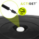 М'яч для фітнесу (фітбол) Actiget 75 см з насосом ACT0146 Black