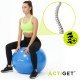 М'яч для фітнесу (фітбол) Actiget 75 см з насосом ACT0147 Blue