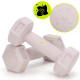 Гантели Actiget Hex 2 x 0.5 кг ACT0155 Light Pink