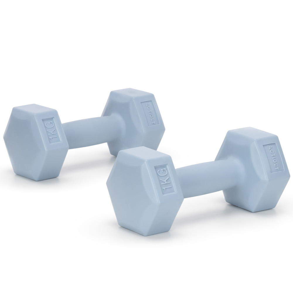 Гантели Actiget Hex 2 x 1 кг ACT0156 Sky Blue