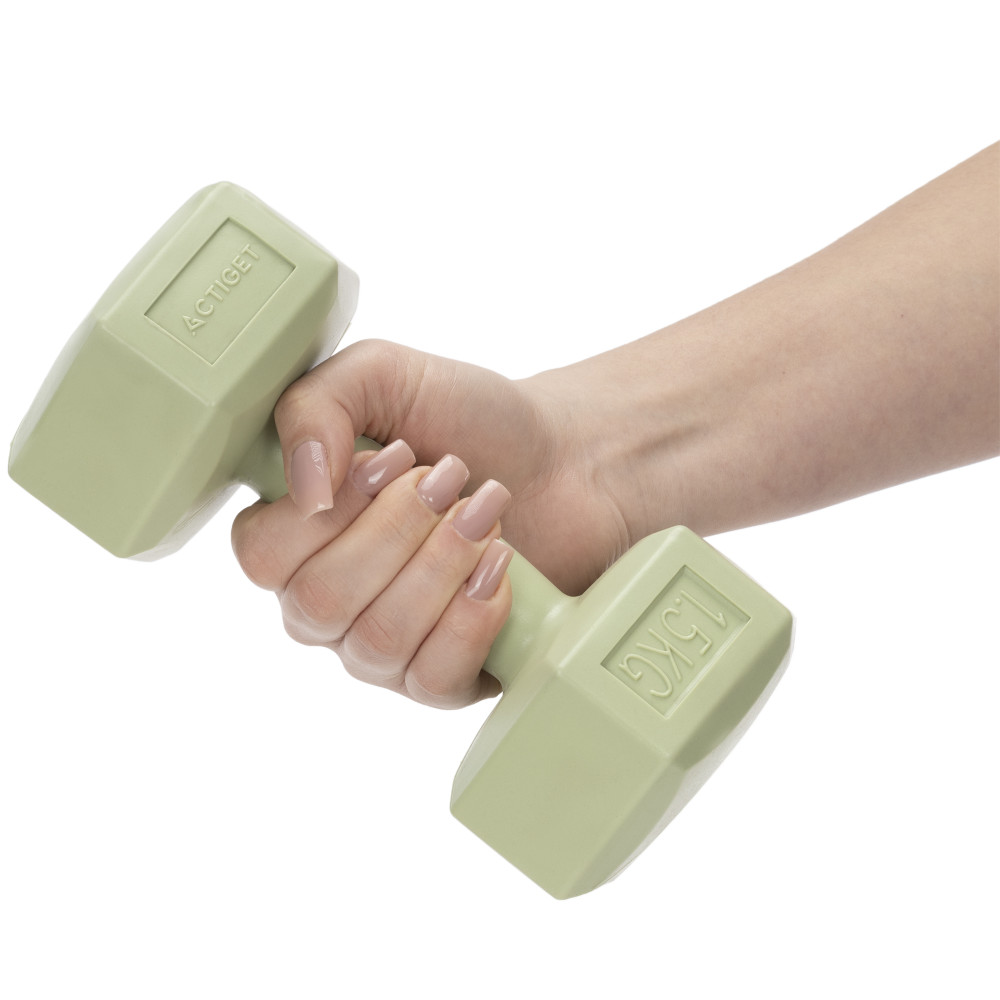 Гантели Actiget Hex 2 x 1.5 кг ACT0157 Green