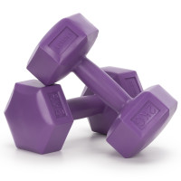 Гантелі Actiget Hex 2 x 2 кг ACT0158 Purple