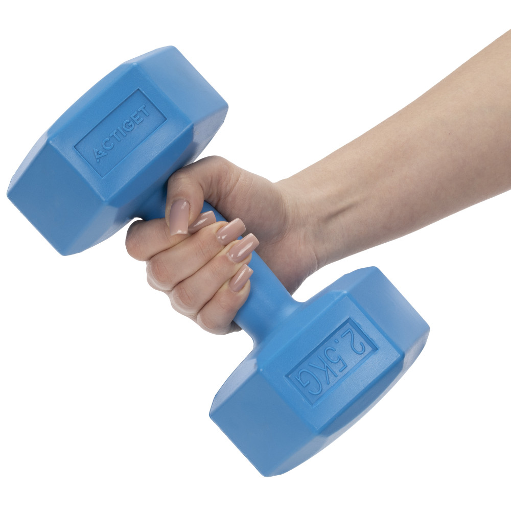 Гантели Actiget Hex 2 x 2.5 кг ACT0160 Blue