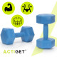 Гантели Actiget Hex 2 x 2.5 кг ACT0160 Blue