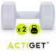 Гантели Actiget Hex 2 x 3 кг ACT0161 Grey