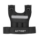 Жилет-обважнювач для тренувань Actiget 20 кг зі змінною вагою ACT0124 Black