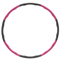 Обруч для талии Actiget (хулахуп) мягкий, складной 88 см 1 кг ACT0132 Grey/Pink