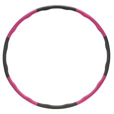 Обруч для талии Actiget (хулахуп) мягкий, складной 88 см 1 кг ACT0132 Grey/Pink