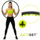 Обруч для талии Actiget (хулахуп) массажный, складной 88 см 1.2 кг ACT0135 Black
