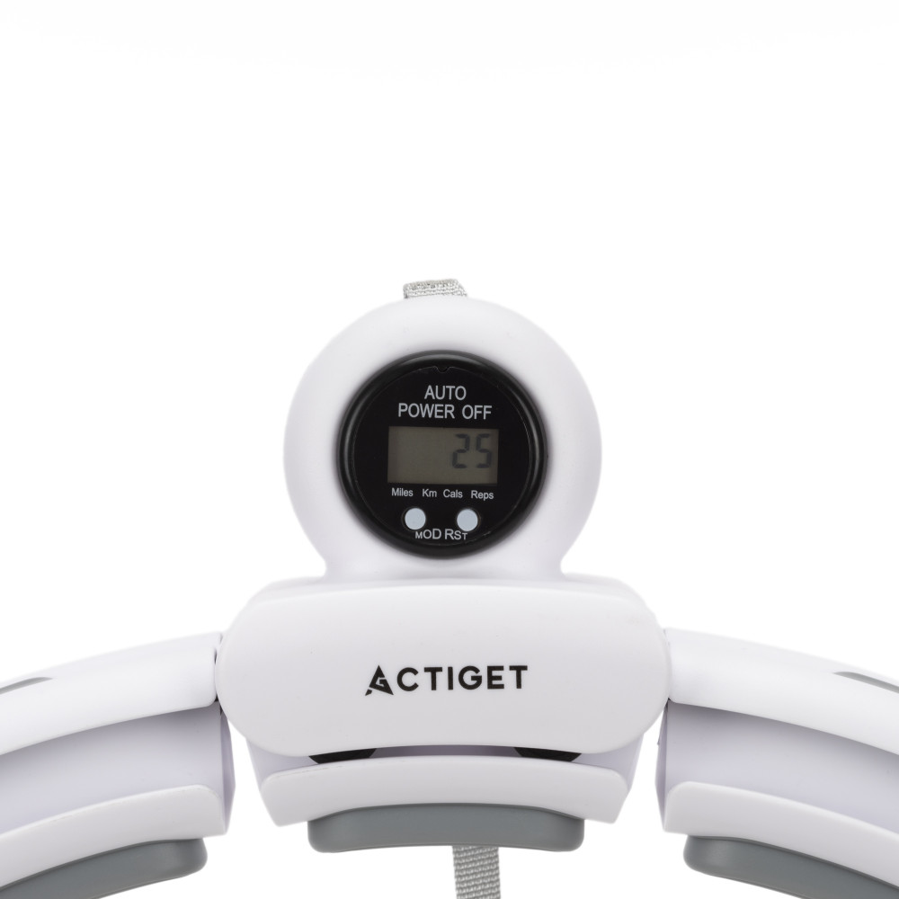 Обруч для талии Actiget (хулахуп) массажный, с отягощением ACT0140 White