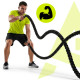 Канат тренувальний Actiget Battle Rope 9 м для кросфіту ACT0015 Black