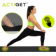 Килимок спортивний Actiget NBR 183 x 61 x 1.5 cм для йоги та фітнесу ACT0016 Black