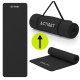 Килимок спортивний Actiget NBR 183 x 61 x 1 cм для йоги та фітнесу ACT0020 Black