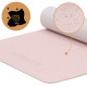 Килимок спортивний Actiget TPE 183 x 61 x 0.6 см для йоги та фітнесу ACT0023 Pink/Grey
