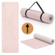 Килимок спортивний Actiget TPE 183 x 61 x 0.6 см для йоги та фітнесу ACT0023 Pink/Grey