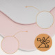 Килимок спортивний Actiget TPE 183 x 61 x 0.6 см для йоги та фітнесу ACT0023 Pink/Grey