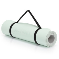 Коврик спортивный Actiget TPE 183 x 61 x 0.6 см для йоги и фитнеса ACT0024 Mint/Grey