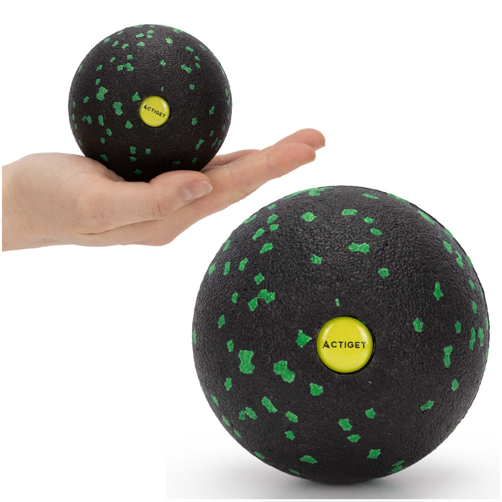 Массажный мяч Actiget EPP 8 см ACT0096 Black/Green