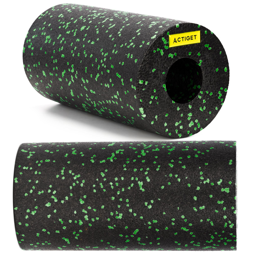 Масажний ролик Actiget EPP 29.5 x 15 см (валик, роллер) ACT0094 Black/Green