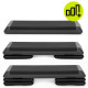 Степ-платформа 3-ступінчаста Actiget Pro 108 х 28.5 х 10-19.5 см ACT0121 Black/Grey
