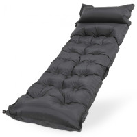 Килимок самонадувний Springos 193 x 66 x 3.5 см з подушкою PM053 Grey