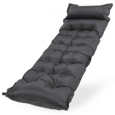 Килимок самонадувний Springos 193 x 66 x 3.5 см з подушкою PM053 Grey
