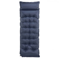 Килимок самонадувний Springos 193 x 66 x 3.5 см з подушкою PM054 Navy Blue