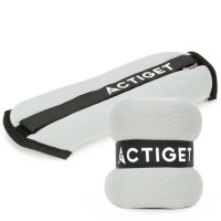 Утяжелители-манжеты для ног и рук Actiget 2 x 0.5 кг ACT0127 Grey/Black