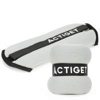 Утяжелители-манжеты для ног и рук Actiget 2 x 1 кг ACT0128 Grey/Black