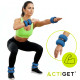 Утяжелители-манжеты для ног и рук Actiget 2 x 2 кг ACT0130 Blue/Black